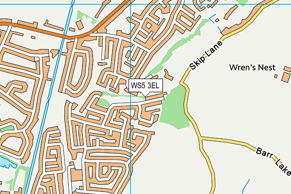 WS5 3EL map - OS VectorMap District (Ordnance Survey)