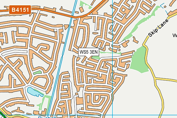 WS5 3EN map - OS VectorMap District (Ordnance Survey)