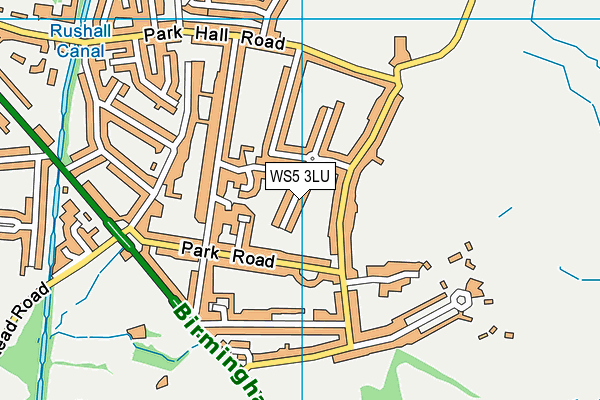WS5 3LU map - OS VectorMap District (Ordnance Survey)