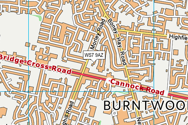 Map of HEADLINES (BURNTWOOD) LTD at district scale