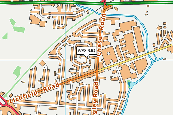 WS8 6JQ map - OS VectorMap District (Ordnance Survey)
