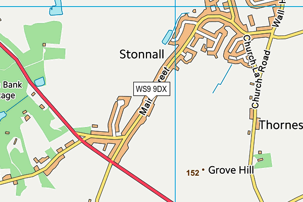 Map of SWAN AT STONNALL LIMITED at district scale