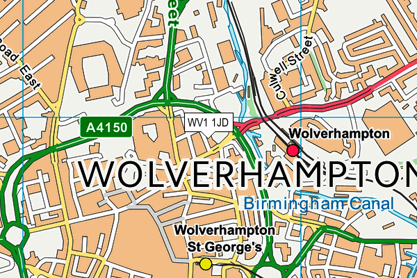 Map of WHITMORE CAPITAL ASSETS LTD at district scale