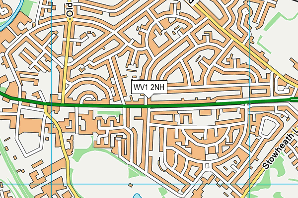 WV1 2NH map - OS VectorMap District (Ordnance Survey)