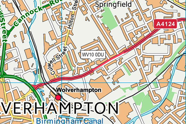 WV10 0DU map - OS VectorMap District (Ordnance Survey)