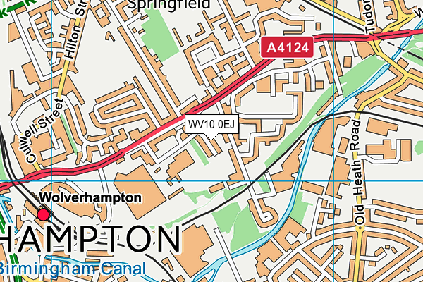 WV10 0EJ map - OS VectorMap District (Ordnance Survey)