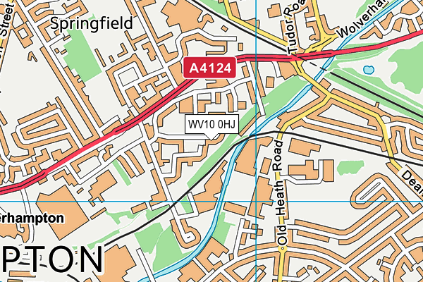 WV10 0HJ map - OS VectorMap District (Ordnance Survey)