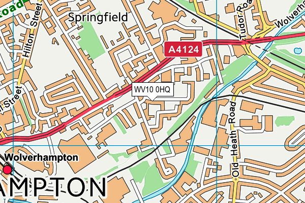 WV10 0HQ map - OS VectorMap District (Ordnance Survey)