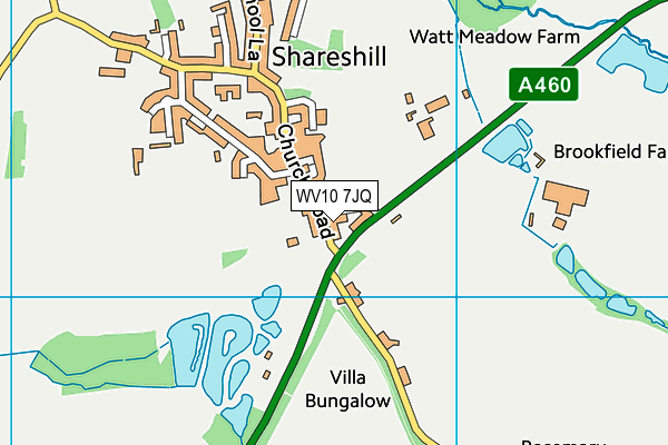 WV10 7JQ map - OS VectorMap District (Ordnance Survey)