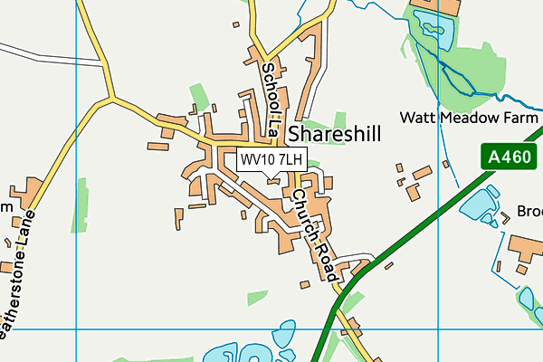 WV10 7LH map - OS VectorMap District (Ordnance Survey)