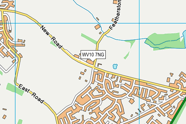 WV10 7NG map - OS VectorMap District (Ordnance Survey)