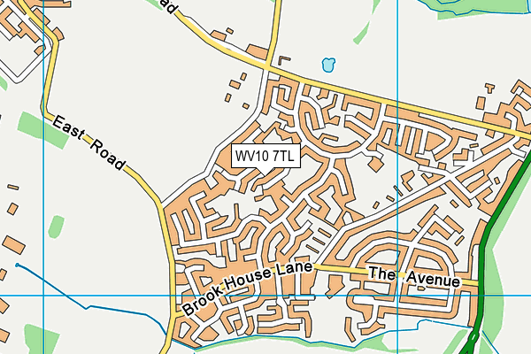 WV10 7TL map - OS VectorMap District (Ordnance Survey)