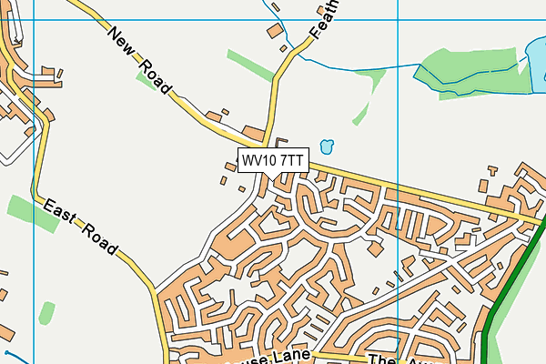 WV10 7TT map - OS VectorMap District (Ordnance Survey)