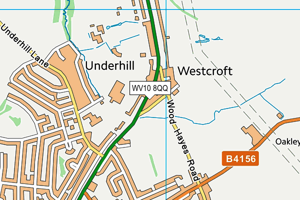 WV10 8QQ map - OS VectorMap District (Ordnance Survey)