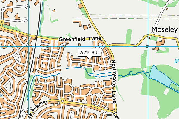 WV10 8UL map - OS VectorMap District (Ordnance Survey)