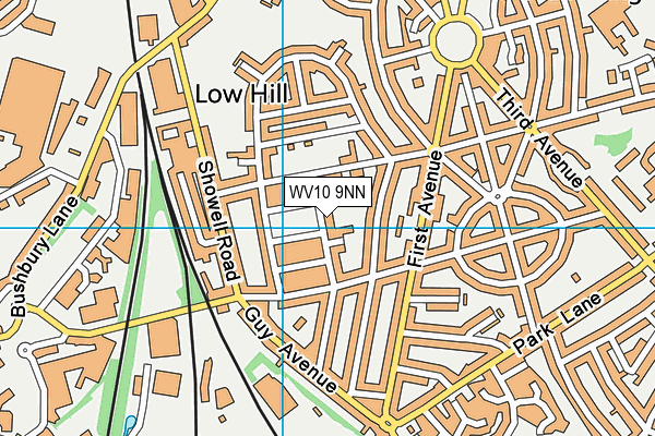 WV10 9NN map - OS VectorMap District (Ordnance Survey)