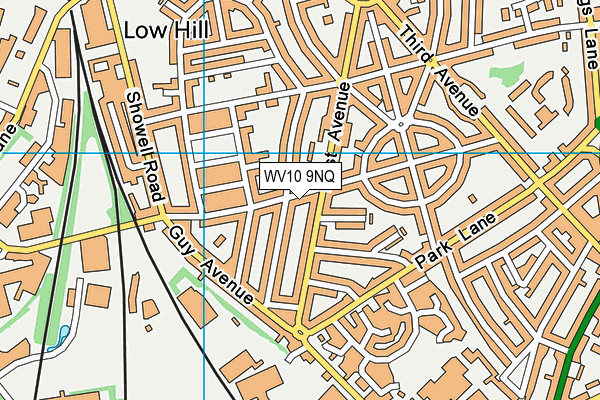 WV10 9NQ map - OS VectorMap District (Ordnance Survey)