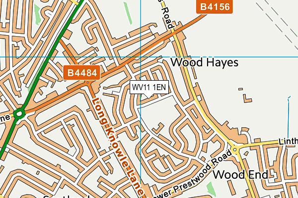 WV11 1EN map - OS VectorMap District (Ordnance Survey)