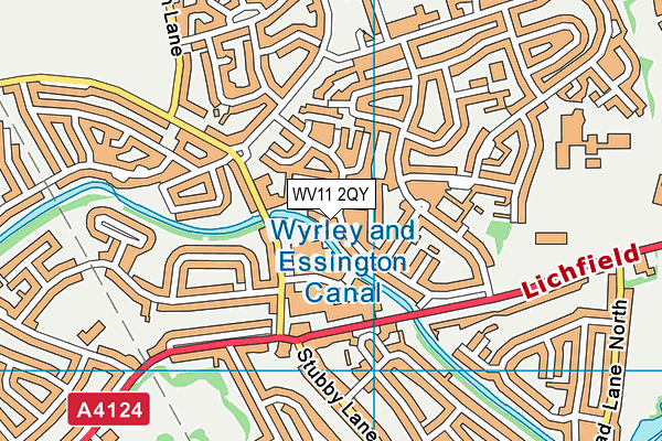 WV11 2QY map - OS VectorMap District (Ordnance Survey)