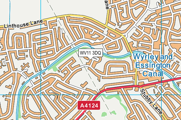 WV11 3DQ map - OS VectorMap District (Ordnance Survey)