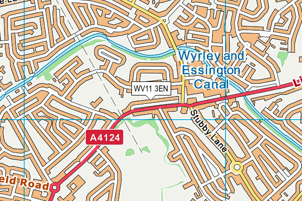 WV11 3EN map - OS VectorMap District (Ordnance Survey)