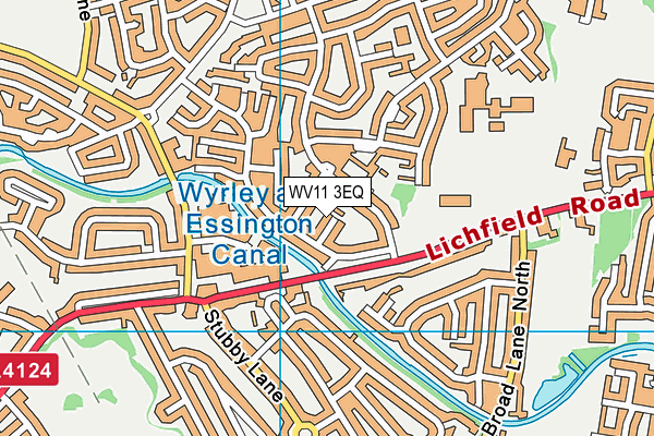 WV11 3EQ map - OS VectorMap District (Ordnance Survey)