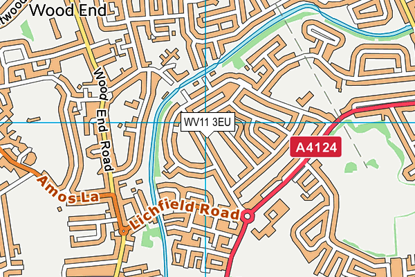 WV11 3EU map - OS VectorMap District (Ordnance Survey)