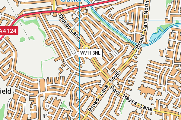 WV11 3NL map - OS VectorMap District (Ordnance Survey)