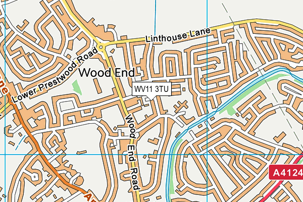 WV11 3TU map - OS VectorMap District (Ordnance Survey)