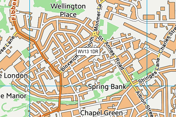 Map of A. C. CLEANING SERVICES (WOLVERHAMPTON) LIMITED at district scale