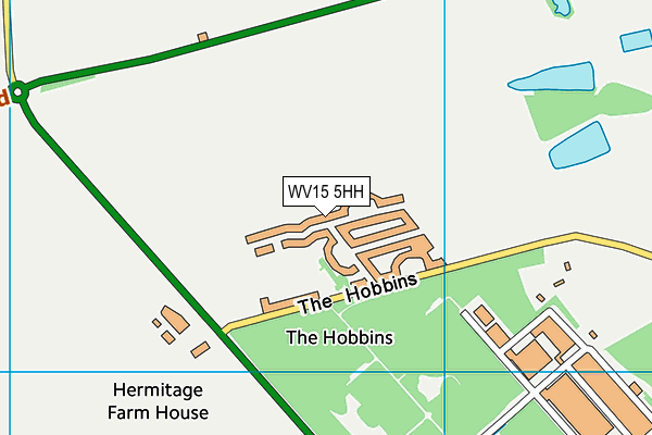 WV15 5HH map - OS VectorMap District (Ordnance Survey)