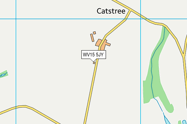 WV15 5JY map - OS VectorMap District (Ordnance Survey)