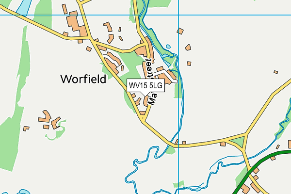 WV15 5LG map - OS VectorMap District (Ordnance Survey)