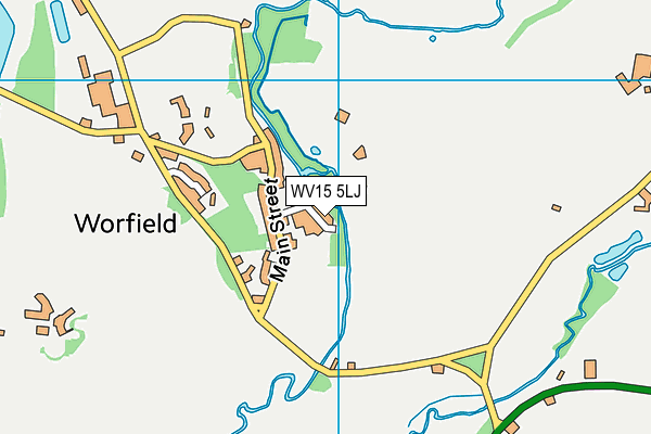 WV15 5LJ map - OS VectorMap District (Ordnance Survey)