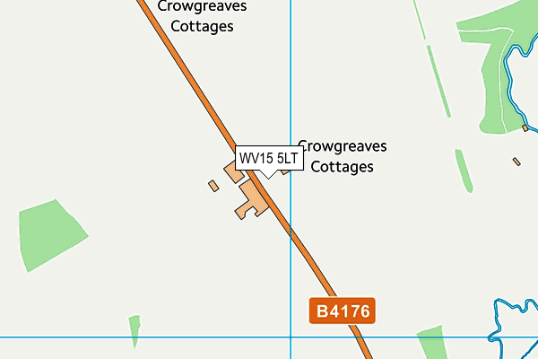 WV15 5LT map - OS VectorMap District (Ordnance Survey)
