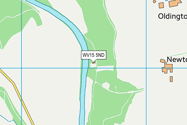 WV15 5ND map - OS VectorMap District (Ordnance Survey)