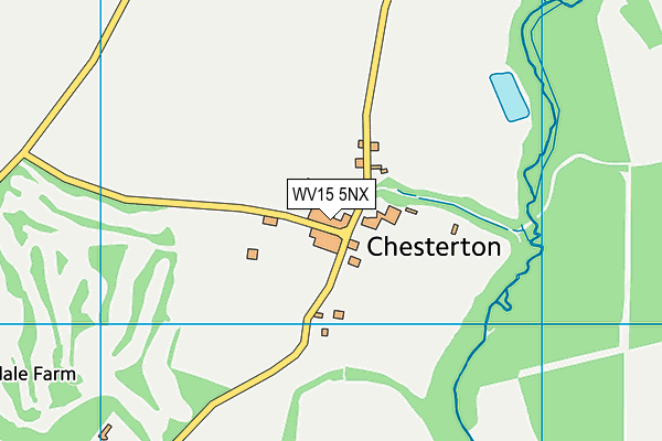 WV15 5NX map - OS VectorMap District (Ordnance Survey)