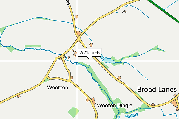 WV15 6EB map - OS VectorMap District (Ordnance Survey)
