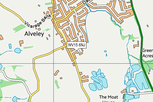 WV15 6NJ map - OS VectorMap District (Ordnance Survey)