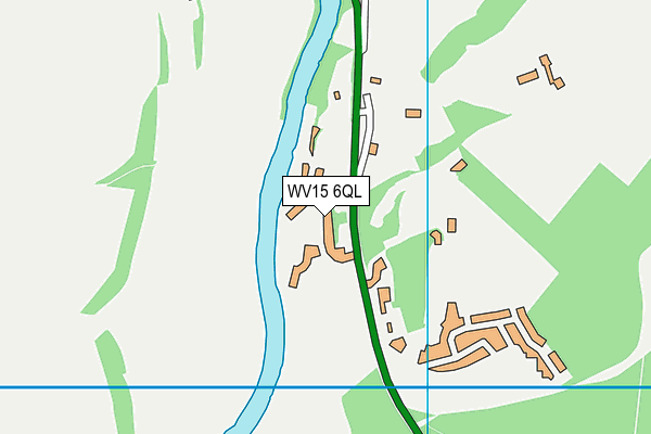 WV15 6QL map - OS VectorMap District (Ordnance Survey)