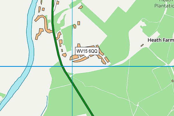 WV15 6QQ map - OS VectorMap District (Ordnance Survey)
