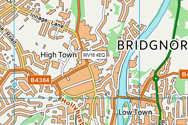 Map of BRIDGNORTH COWORKING LTD at district scale