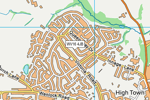 Map of BRIDGNORTH WAX REMOVAL LTD at district scale