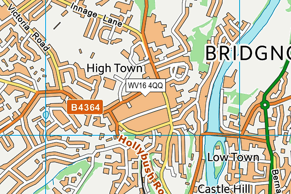 WV16 4QQ map - OS VectorMap District (Ordnance Survey)