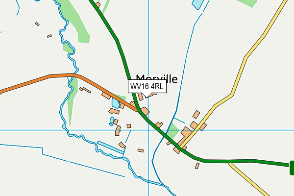 WV16 4RL map - OS VectorMap District (Ordnance Survey)
