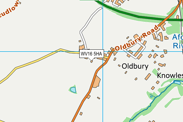 WV16 5HA map - OS VectorMap District (Ordnance Survey)