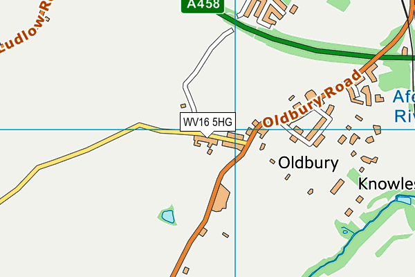 WV16 5HG map - OS VectorMap District (Ordnance Survey)