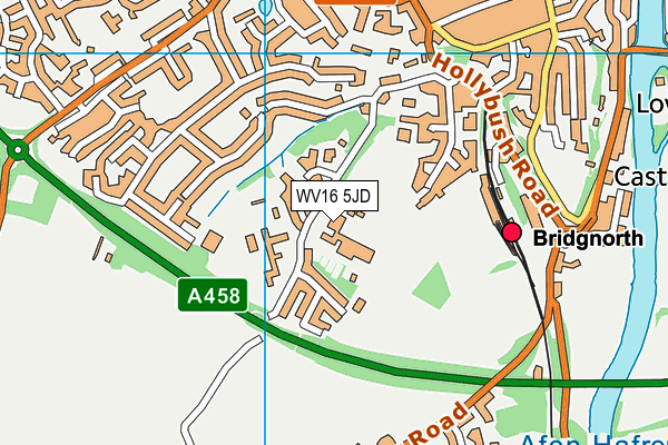 Oldbury Wells School map (WV16 5JD) - OS VectorMap District (Ordnance Survey)
