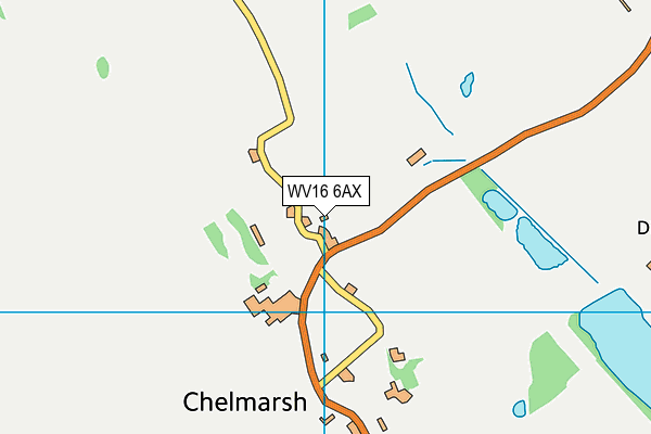 WV16 6AX map - OS VectorMap District (Ordnance Survey)