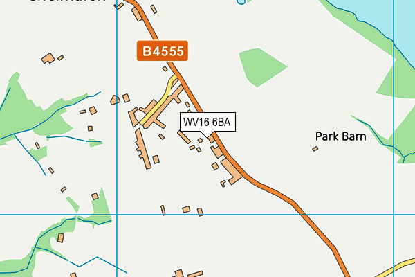 Chelmarsh Sports & Social Club map (WV16 6BA) - OS VectorMap District (Ordnance Survey)